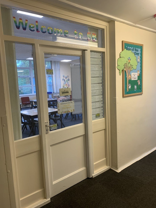 This is where you'll find our classroom.