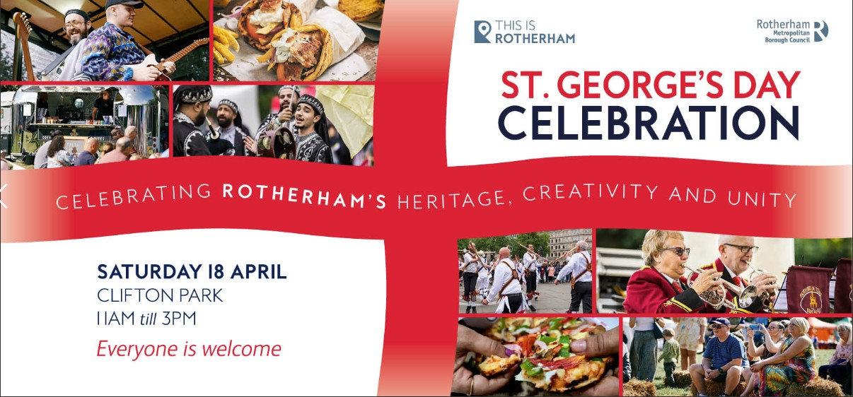 St George's Day Celebration Poster 2026 Clifton Park