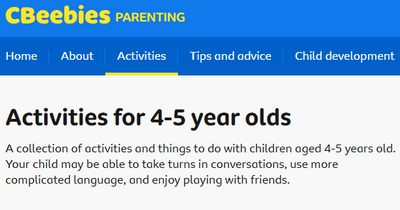 Tiny Happy People - 4-5 year olds