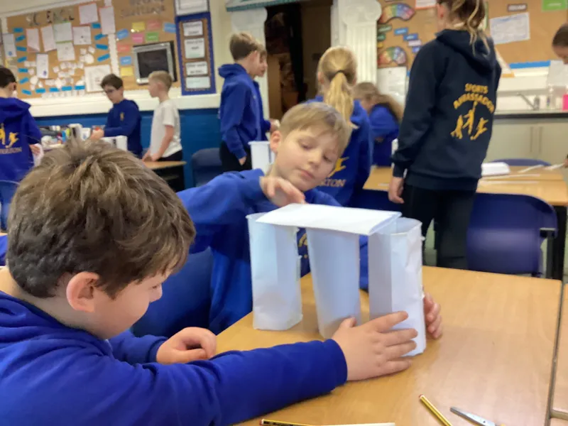 On Thursday we completed an investigation into creating structures to support weight. - image 5 On Thursday we completed an investigation into creating structures to support weight. - image 5