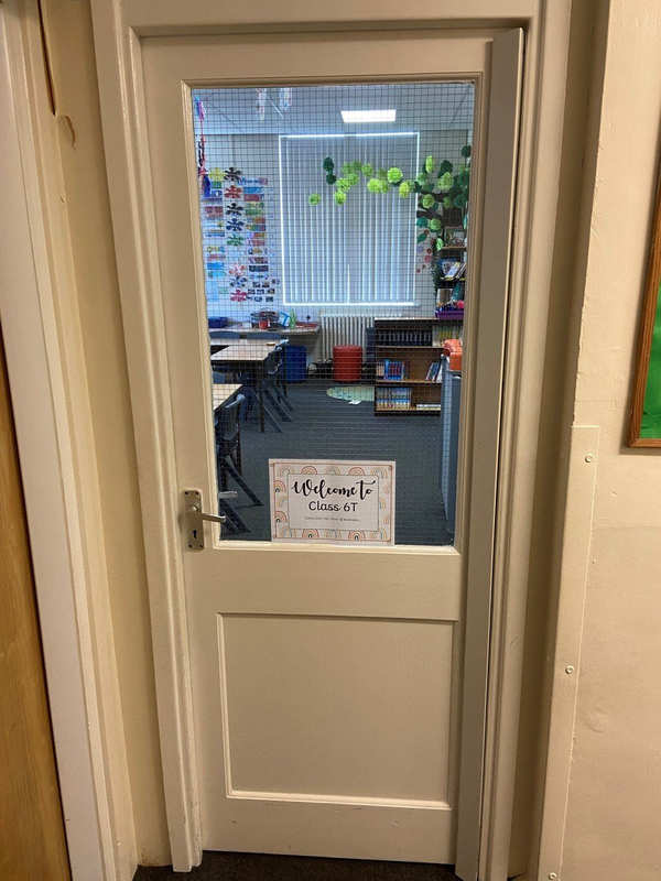 This is where you'll find our classroom.