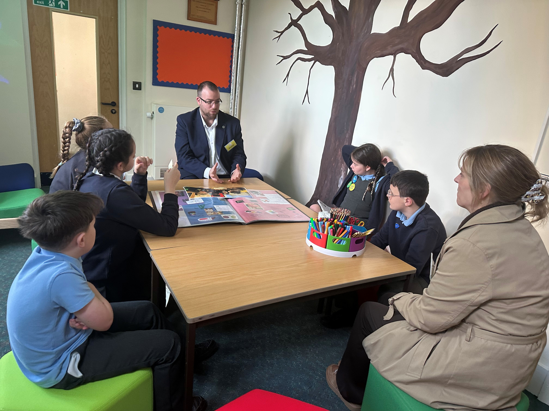 Local MP Matt Bishop Visits Yorkley School