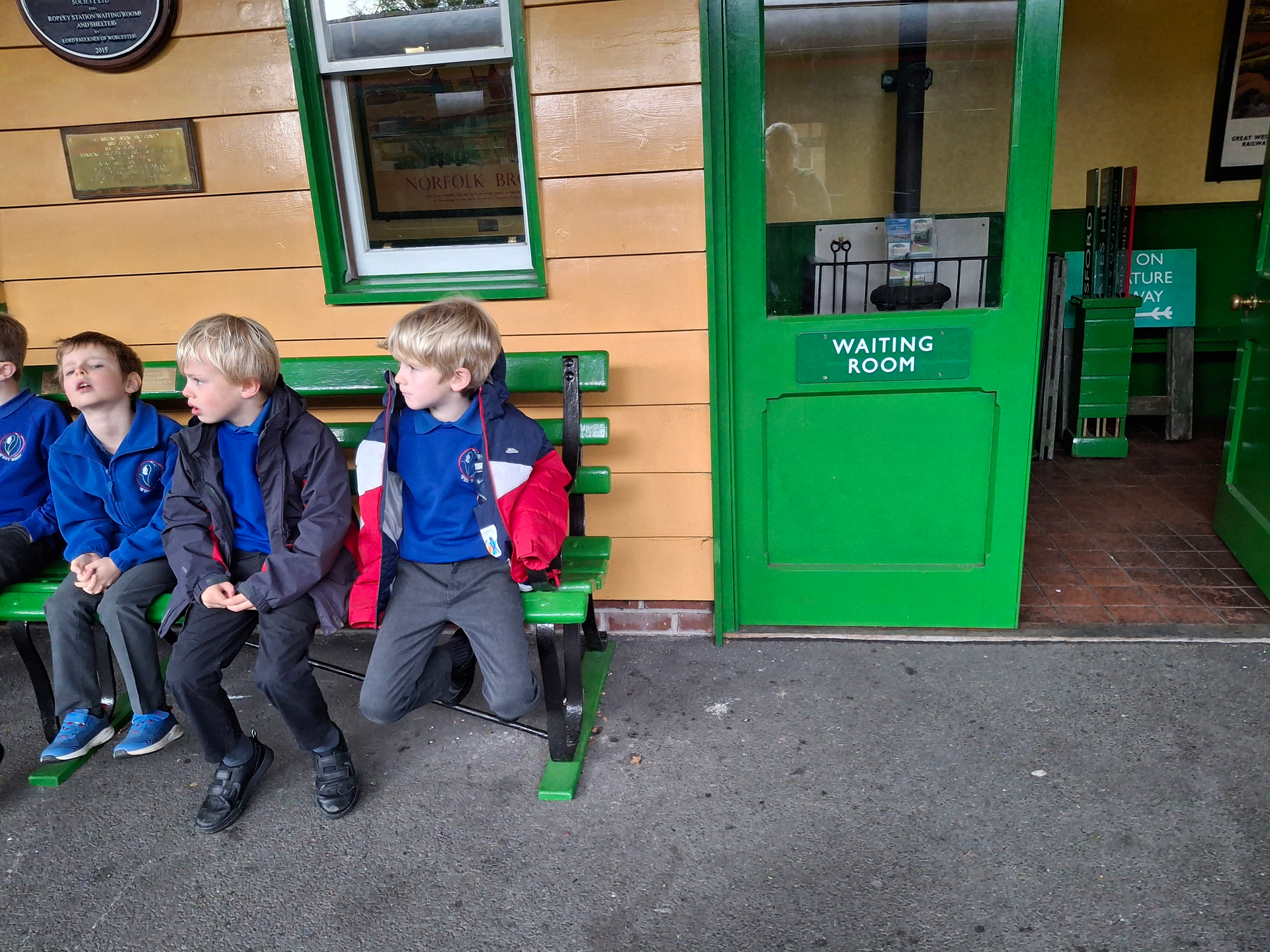 Foxes visit to The Watercress Line