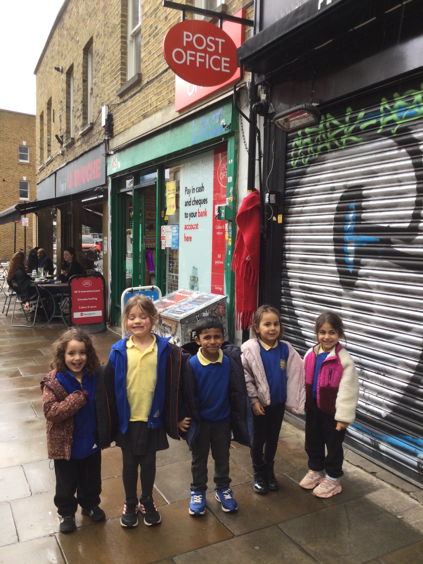 Reception visits the Post Office.