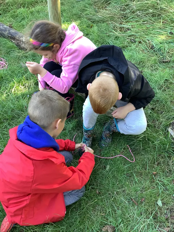Swallows enjoying their first Forest School session - image 1 Swallows enjoying their first Forest School session - image 1