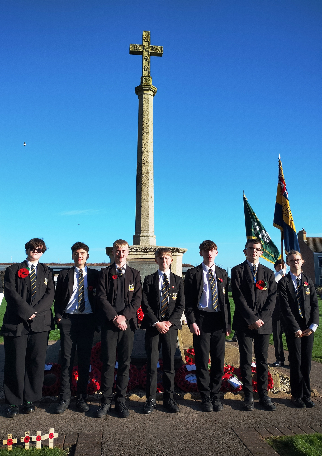 Remembrance at Withernsea High School