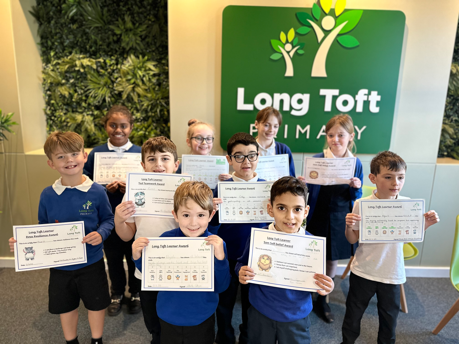 Long Toft Learner Awards