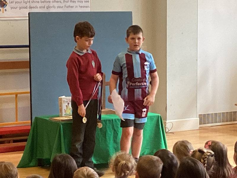 Taking part in the Look Who's Talking Oracy Competition