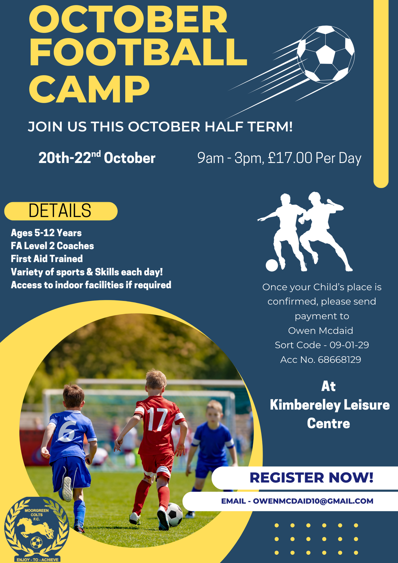 October Football Camp