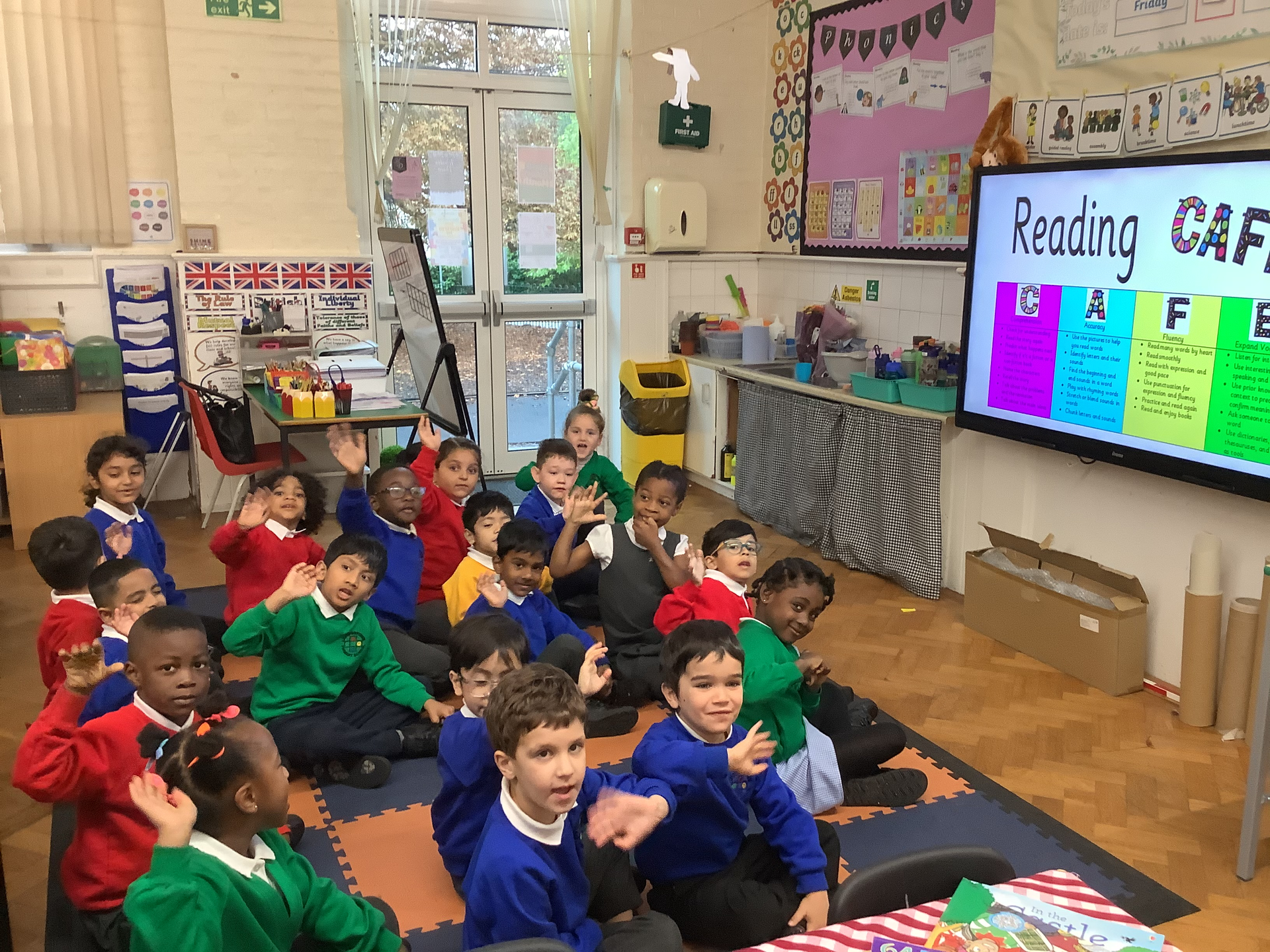 Year 1 reading cafe
