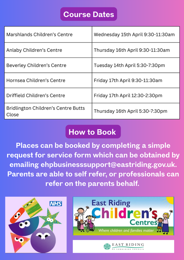Parenting Programme - Understanding Your Child