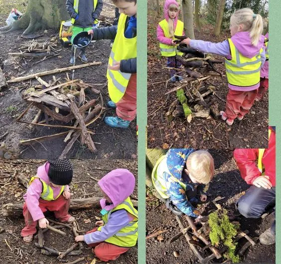 Spring 2023 - March 1st - Acorns - Flowers, Towers and Tarp (with tea!) - Round Robin Session 1 - image 2 Spring 2023 - March 1st - Acorns - Flowers, Towers and Tarp (with tea!) - Round Robin Session 1 - image 2