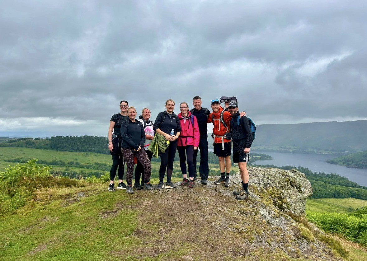 Withernsea High School staff complete Ullswater Way walk for Macmillan Cancer Support