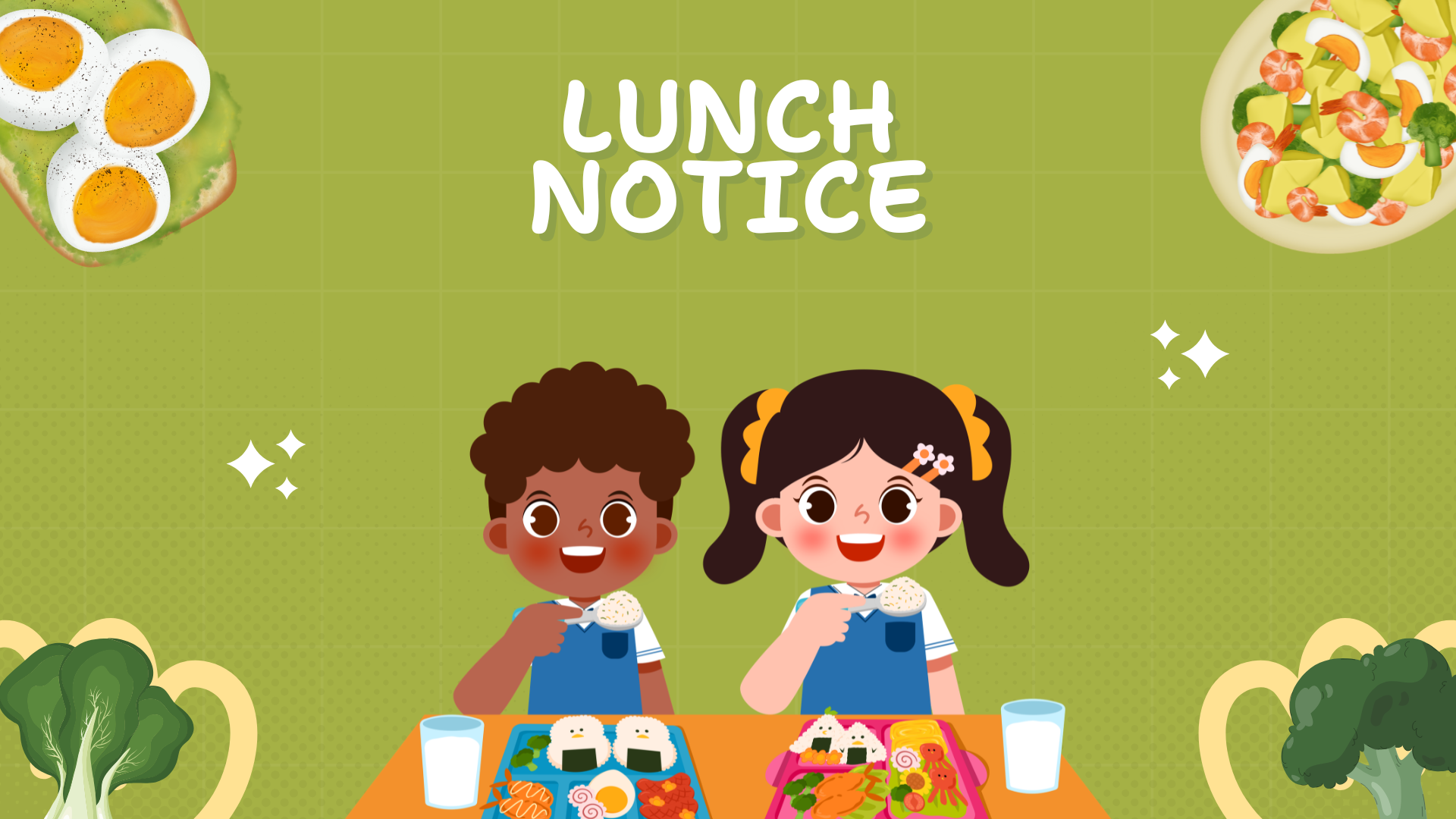 Lunch notice - Thursday 26th March