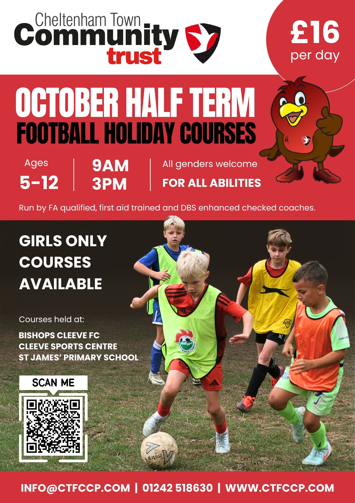 Cheltenham Town October Half Term Camps