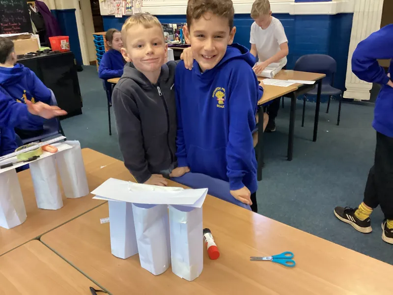 On Thursday we completed an investigation into creating structures to support weight. - image 3 On Thursday we completed an investigation into creating structures to support weight. - image 3