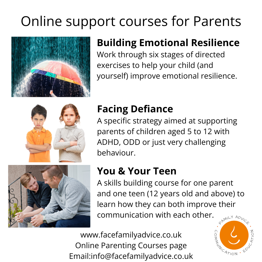 FACE online support courses