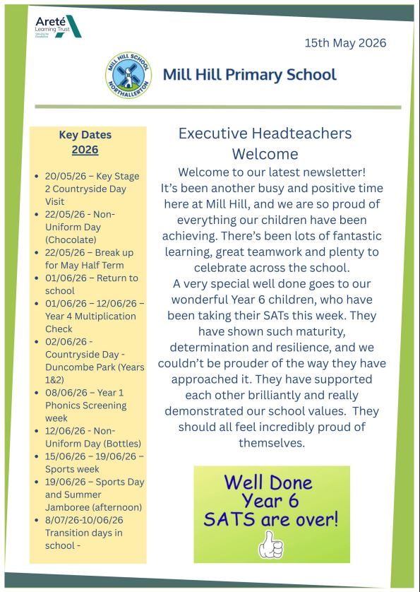Newsletter 17 May 2026