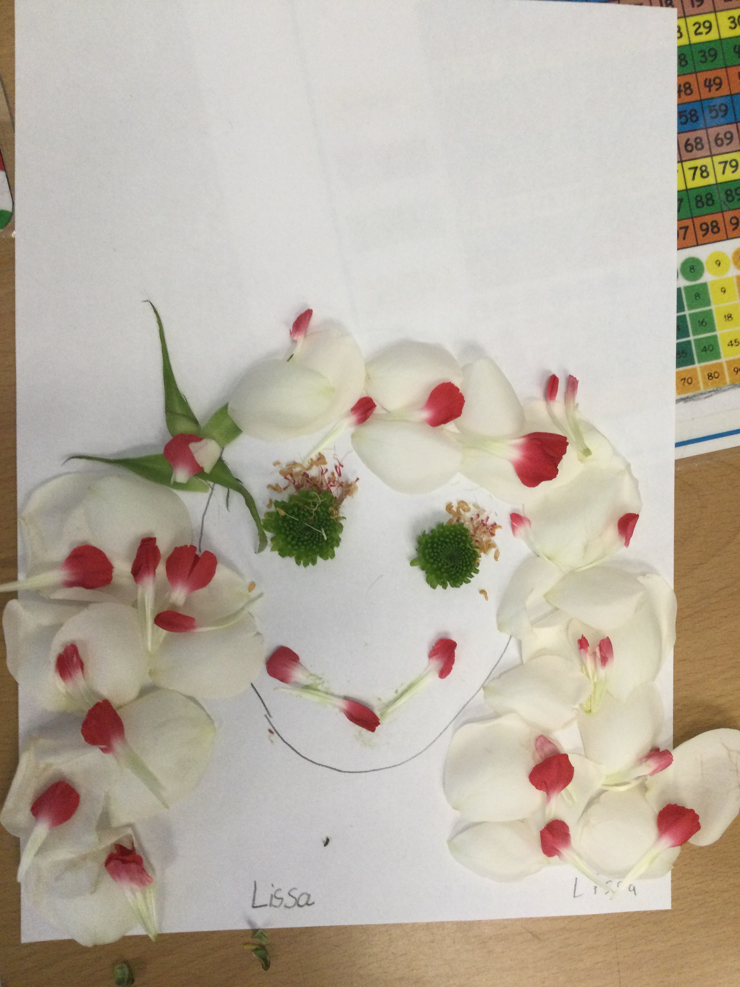 Flower Portraits in Year 2 