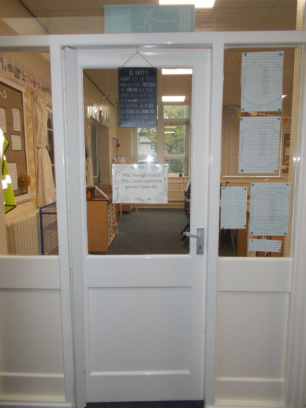 This is where you'll find our classroom.