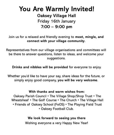 Oaksey Village Community Evening