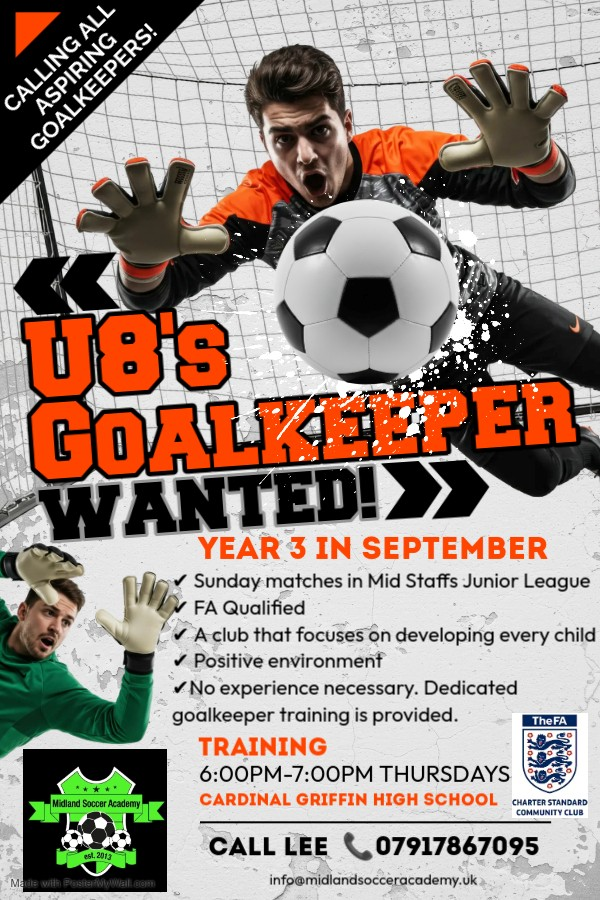 Goalkeepers wanted