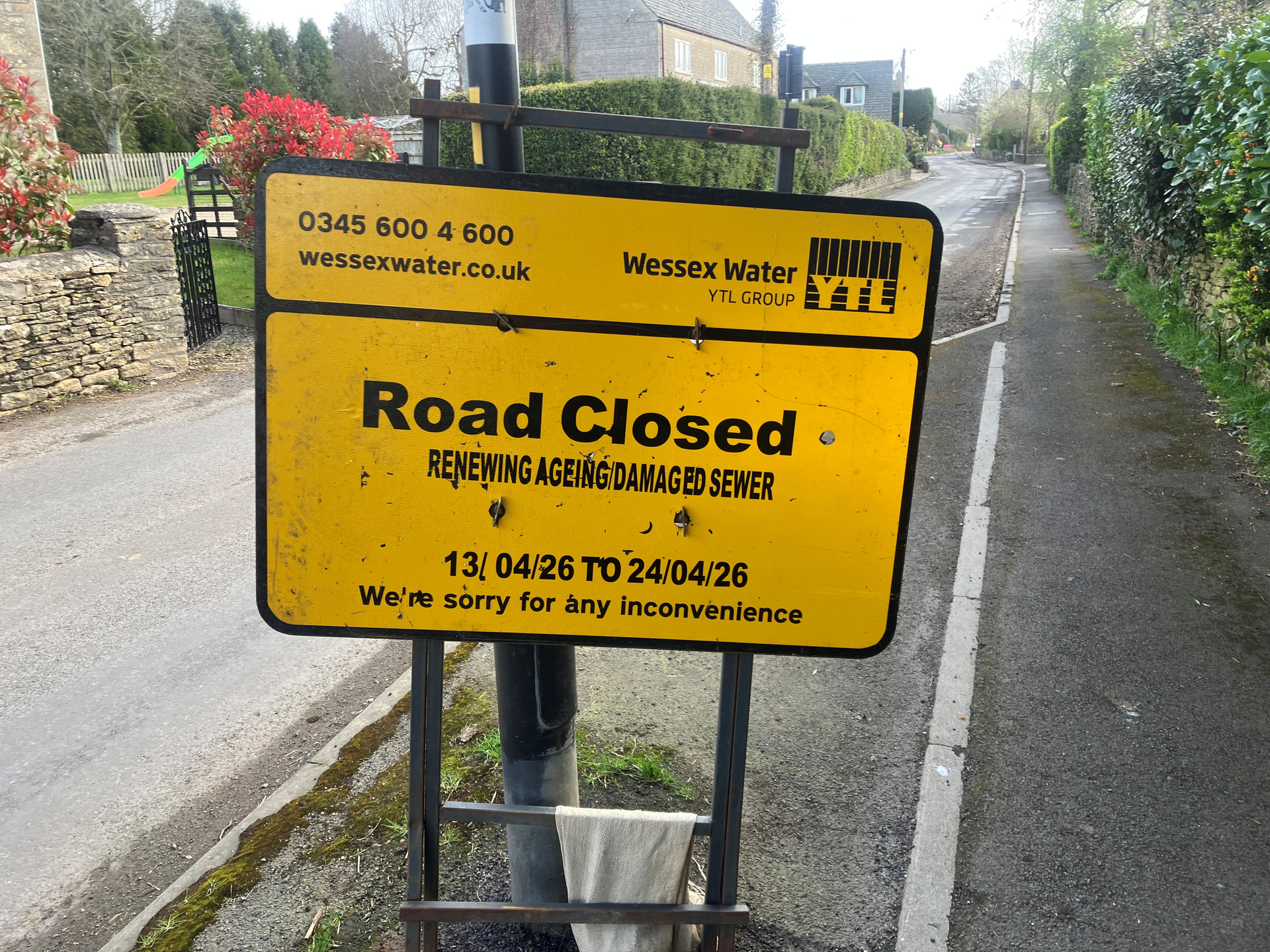 Road Closure Postponed until August 3rd