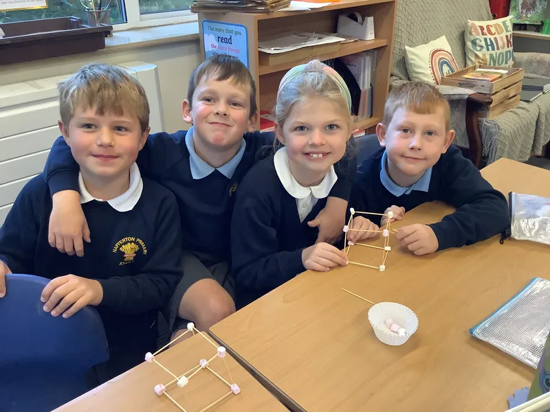 Swallows have enjoyed making 3D shapes today using marshmallows and straws - image 4 Swallows have enjoyed making 3D shapes today using marshmallows and straws - image 4