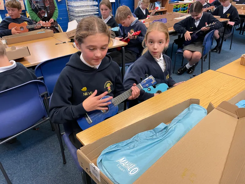 Music - we have continued learning the ukulele this week. Today’s focus was the F chord - image 5 Music - we have continued learning the ukulele this week. Today’s focus was the F chord - image 5