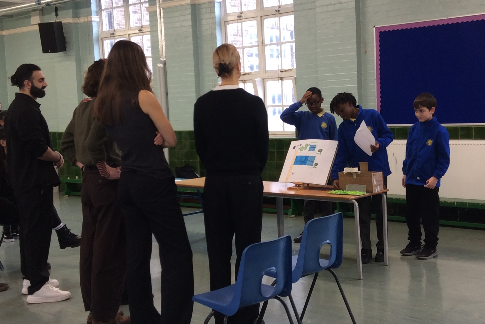 Year 5 present their fantastic building designs to professional architects