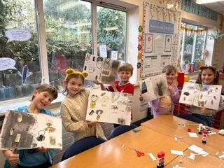 Swallows exploring and experimenting with different mediums to represent canopic jars - image 12 Swallows exploring and experimenting with different mediums to represent canopic jars - image 12