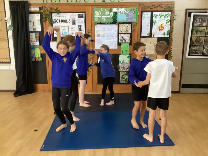 In PE we have been exploring twisted shapes. We linked balances together with different ways to travel - image 6 In PE we have been exploring twisted shapes. We linked balances together with different ways to travel - image 6