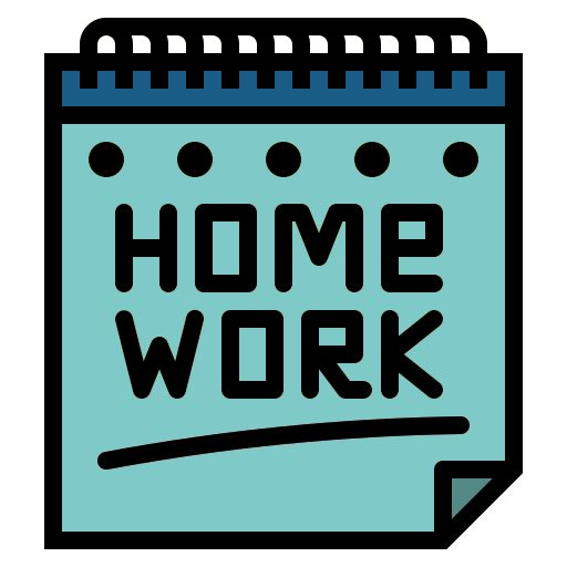 Note pad with the word HOMEWORK written on in black lettters 