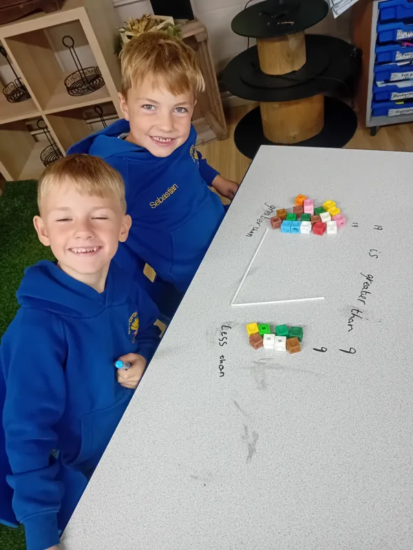 Robins learning about place value in Maths - image 3 Robins learning about place value in Maths - image 3