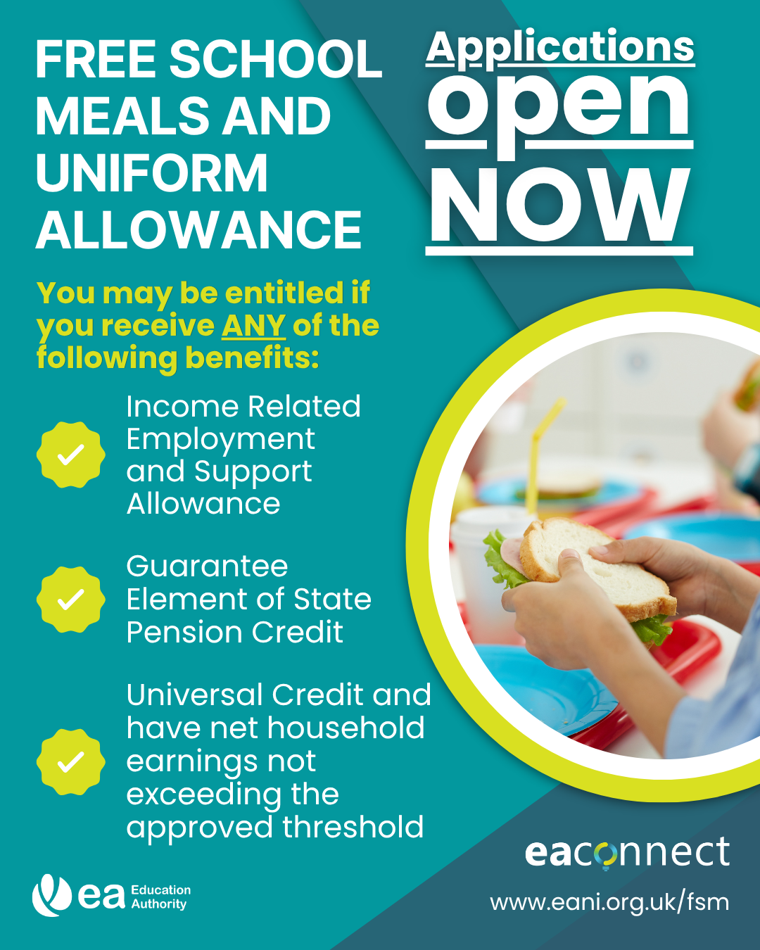 Free School Meals Applications