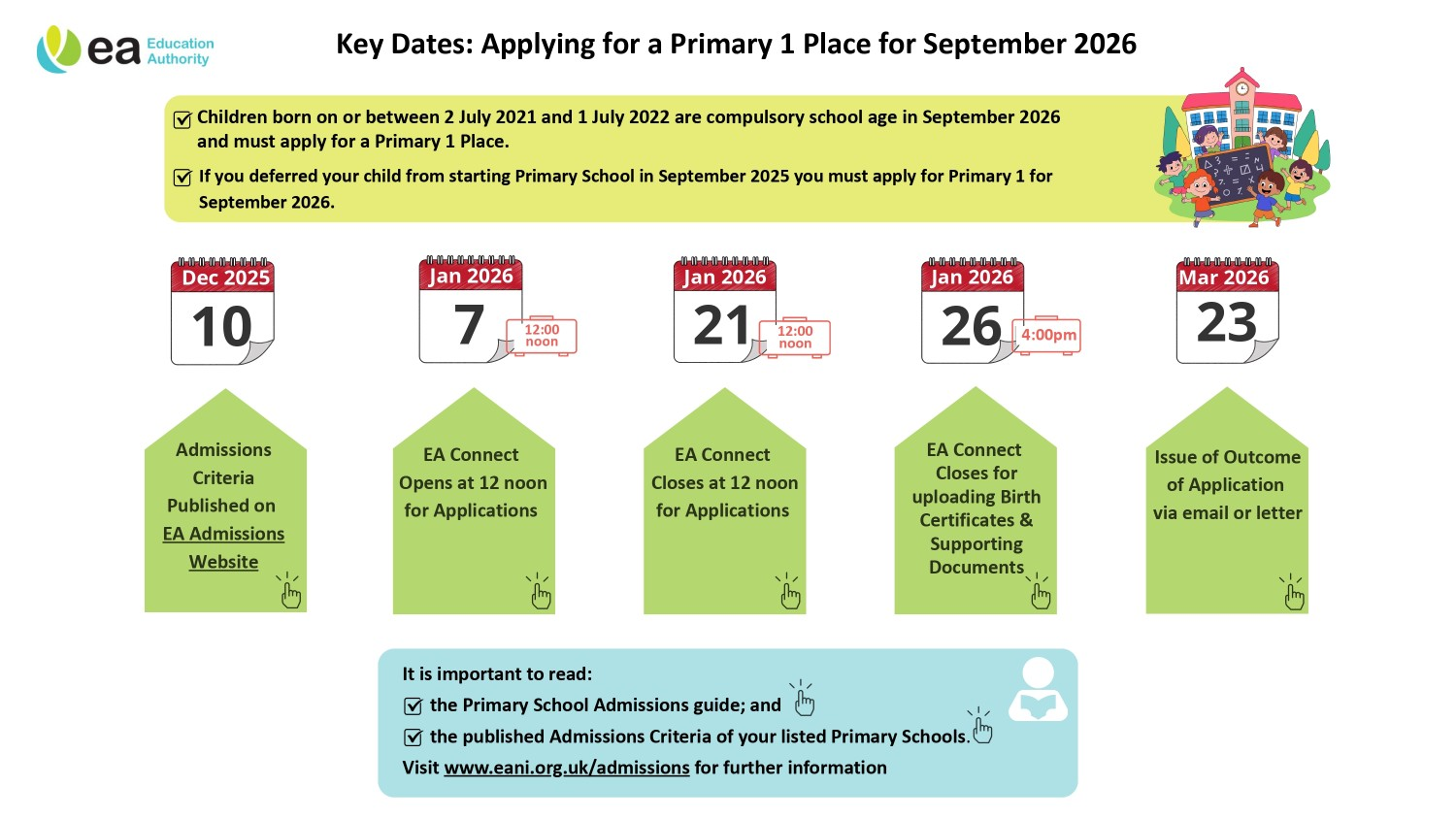 Admissions 2026/2027