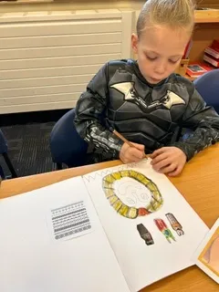 Swallows exploring and experimenting with different mediums to represent canopic jars - image 2 Swallows exploring and experimenting with different mediums to represent canopic jars - image 2