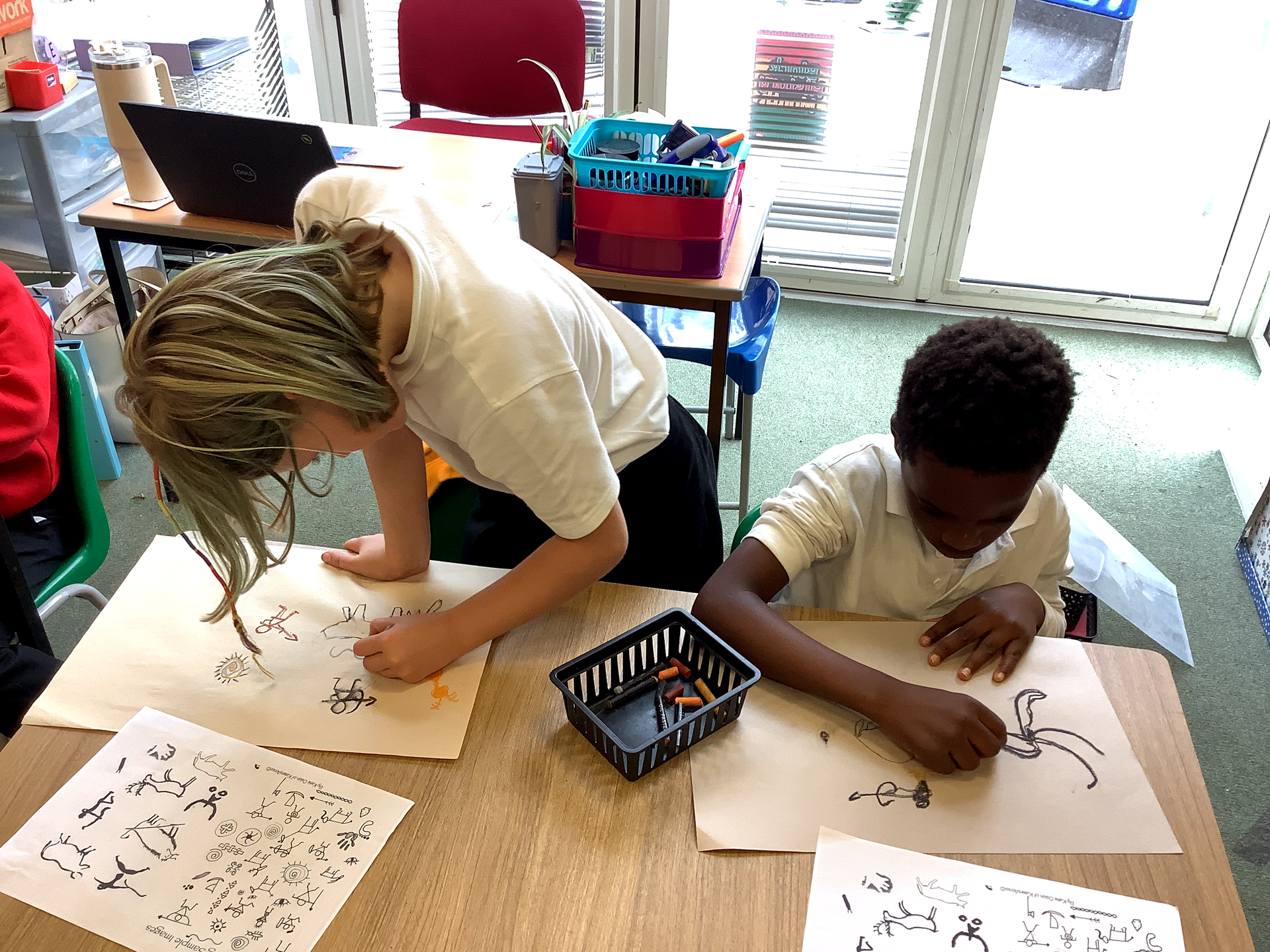 Continuing Cave Art in Woodpeckers