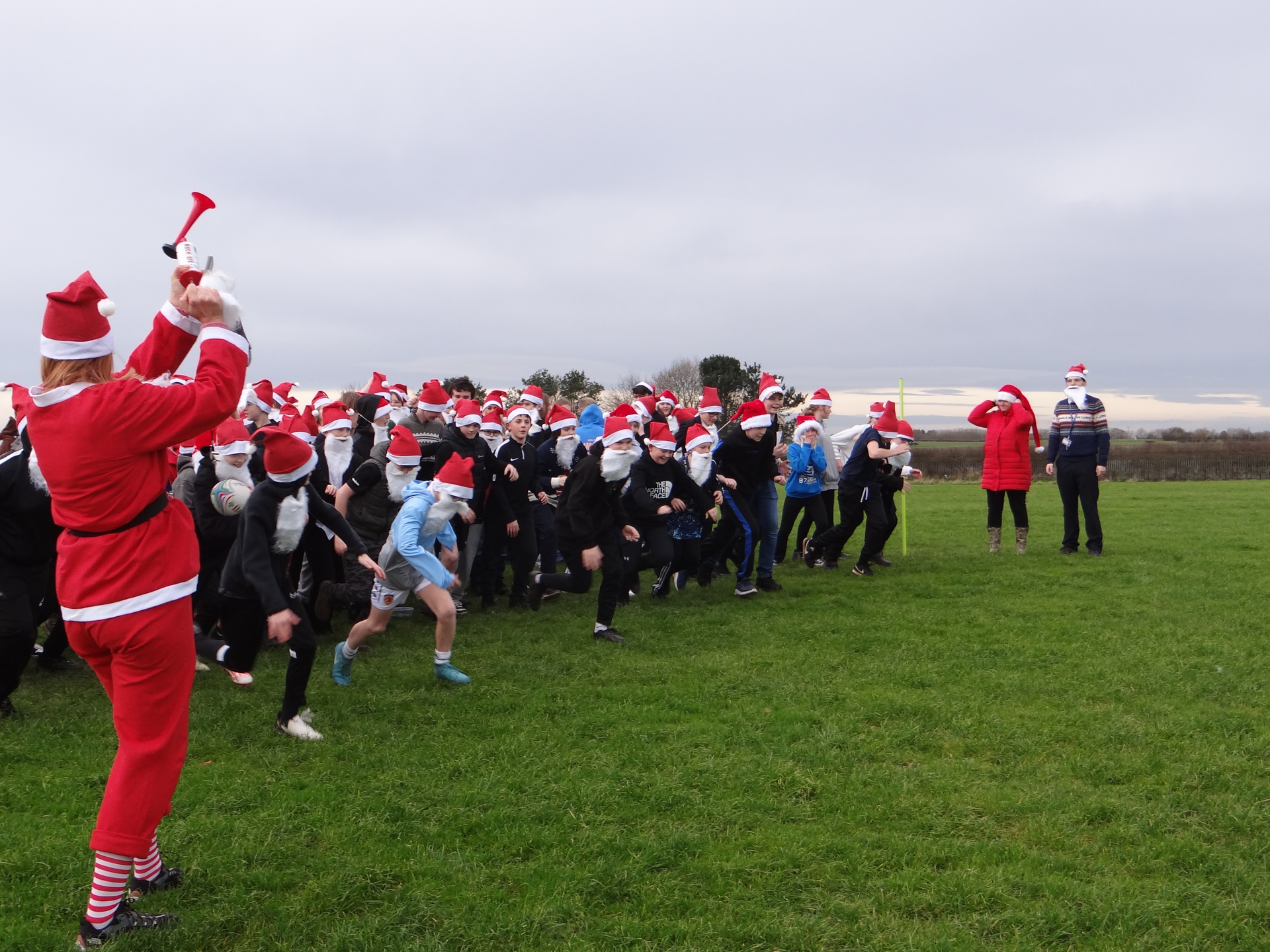 Successful Santa Run helps mark the end of term