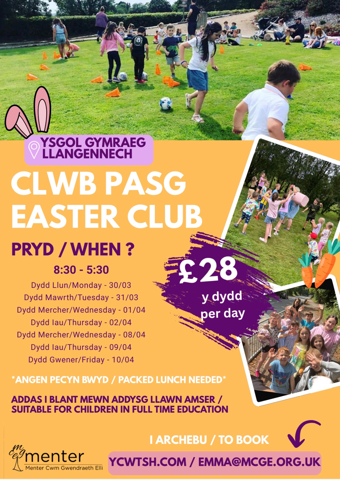 Clwb Pasg / Easter Club