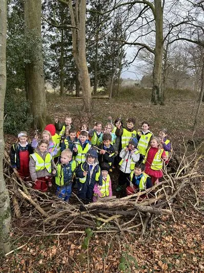 Spring 2023 - February 22nd - Acorns - Ash Wednesday (ash crosses), Lent (clay crown with thorns), Stick Crosses (knots), Giant Stick Crown (structures) - image 3 Spring 2023 - February 22nd - Acorns - Ash Wednesday (ash crosses), Lent (clay crown with thorns), Stick Crosses (knots), Giant Stick Crown (structures) - image 3