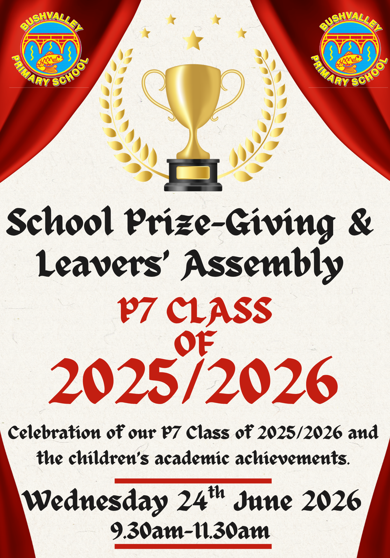 School Prize-Giving & Leavers' Assembly 
