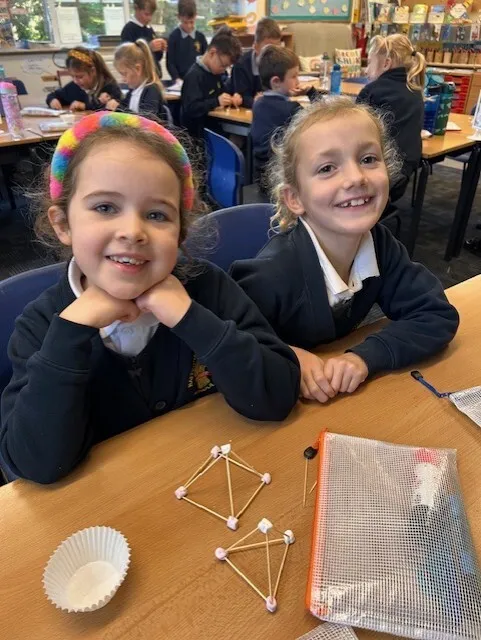 Swallows have enjoyed making 3D shapes today using marshmallows and straws - image 3 Swallows have enjoyed making 3D shapes today using marshmallows and straws - image 3