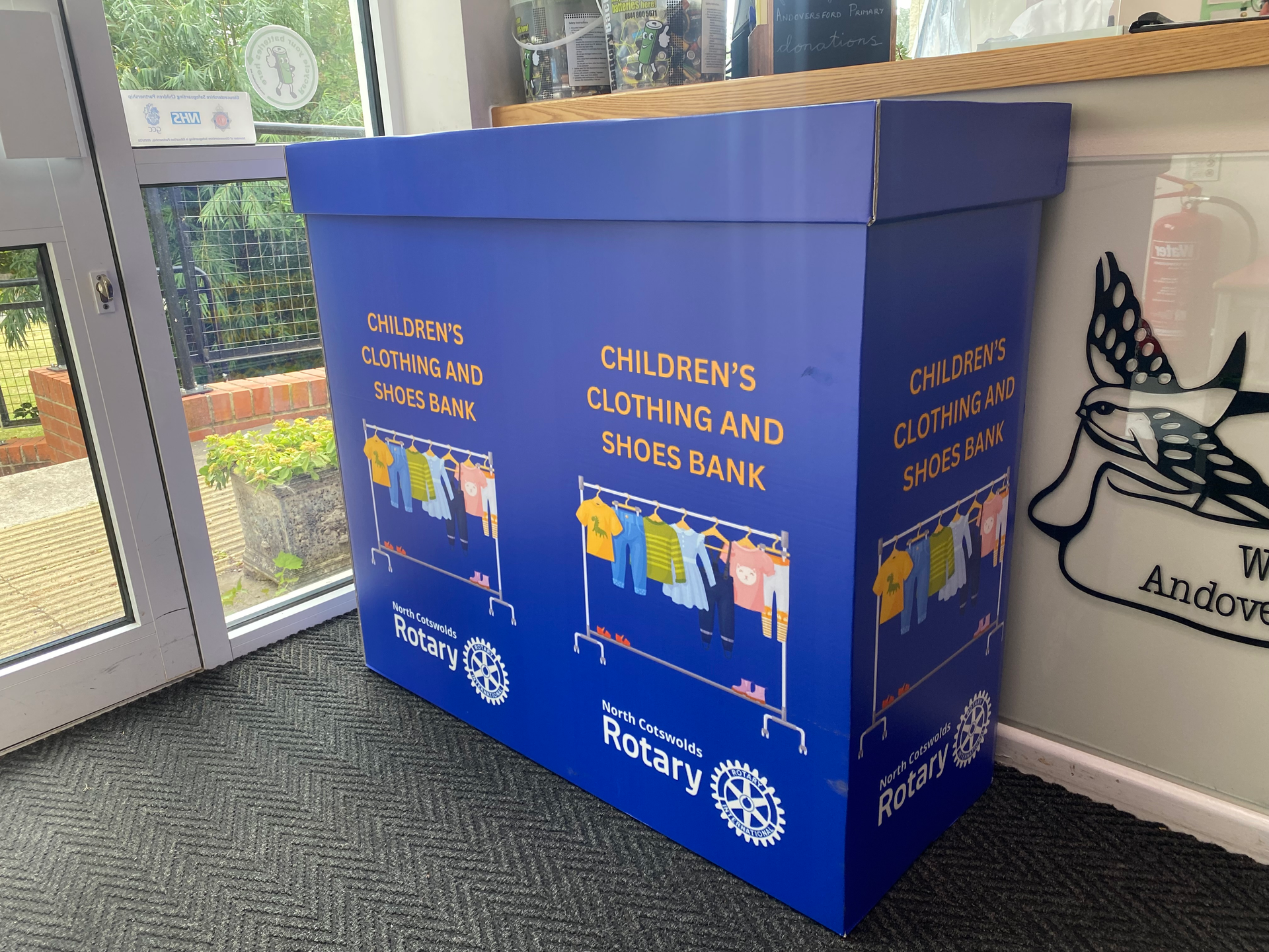 New clothing bank for North Cotswolds Rotary
