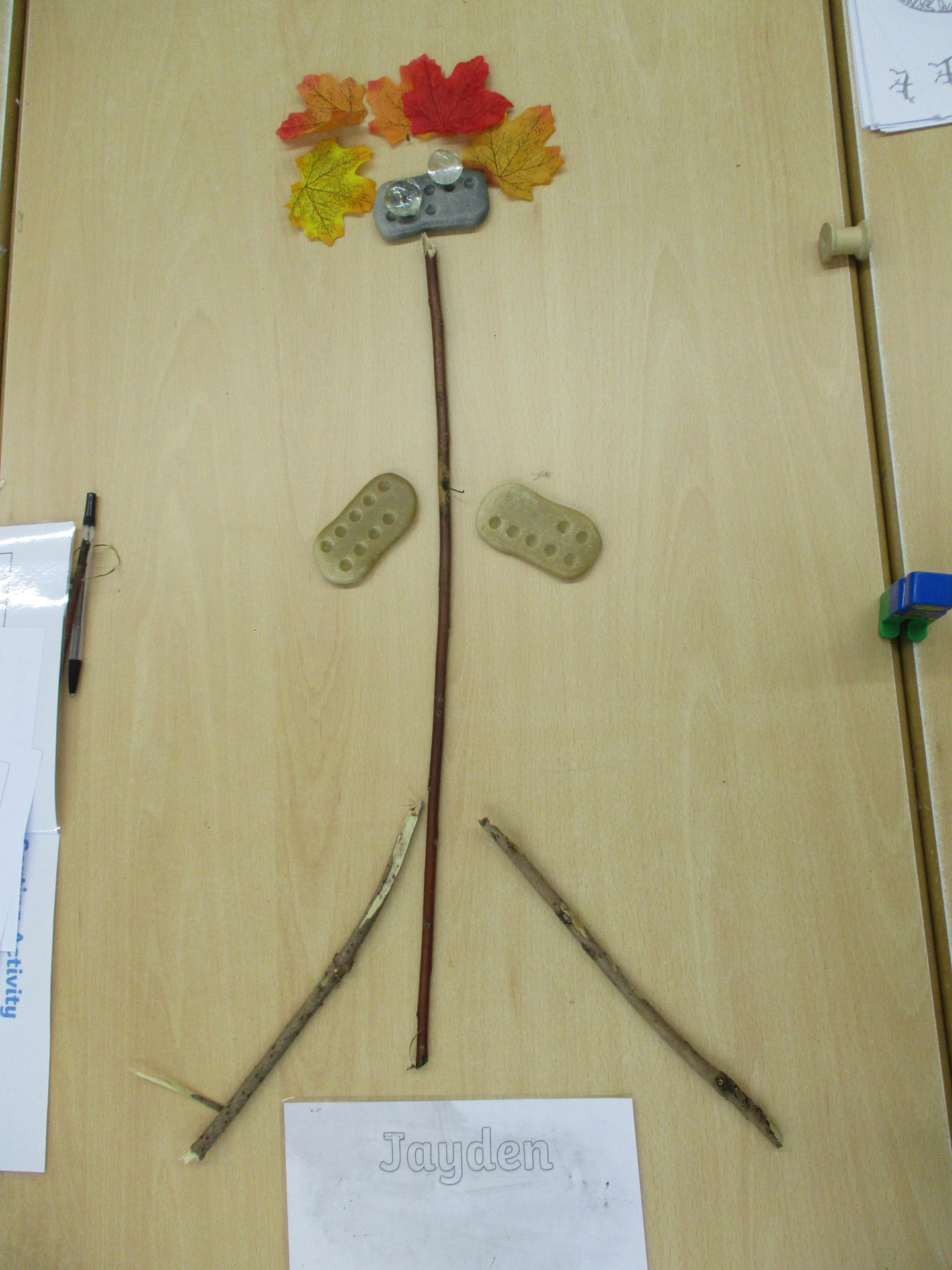 Making Stick Men in Reception!