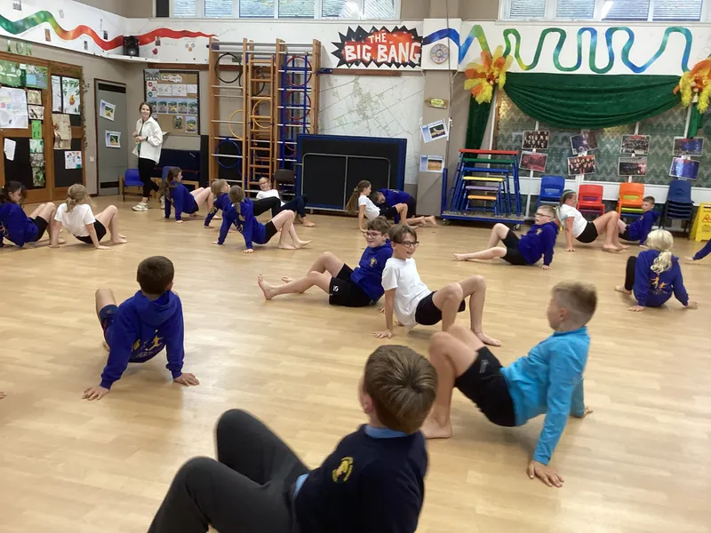 Gymnastics lesson exploring twisted shapes and balances with different points - image 10 Gymnastics lesson exploring twisted shapes and balances with different points - image 10
