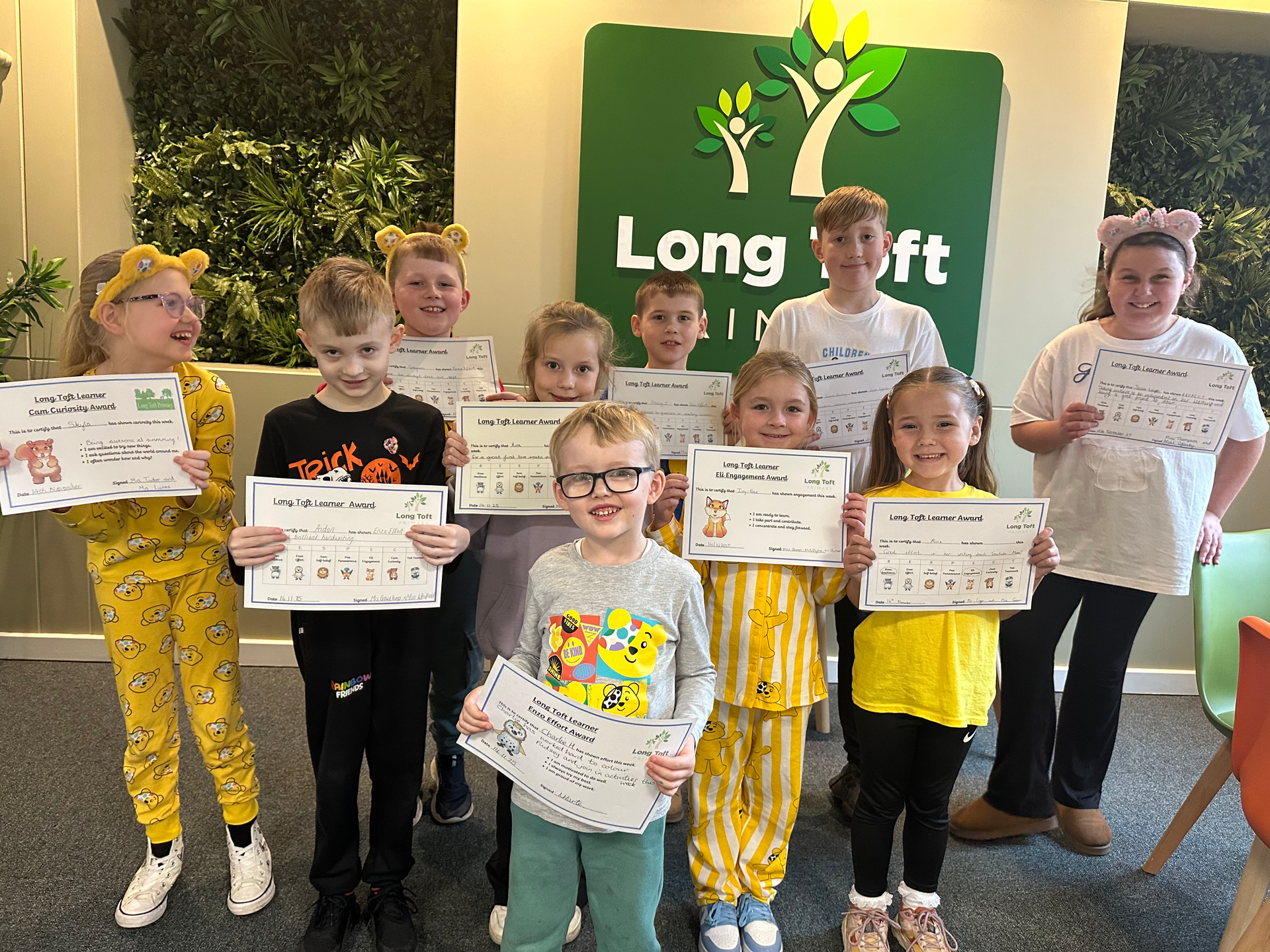 Long Loft Learner Awards