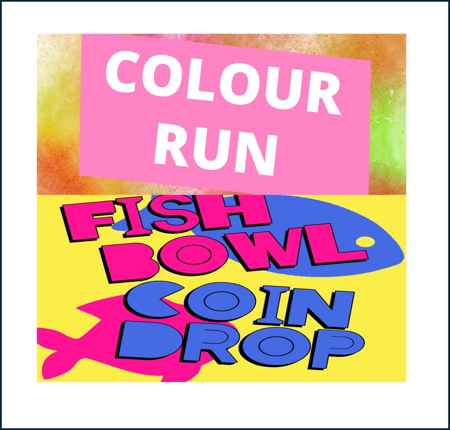🌈 Colour Run – Sign Up Friday! 🌈 & Fishbowl Coin Drop