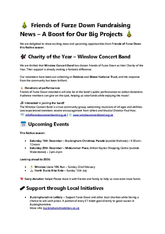 Christmas 2025 Fundraising Newsletter