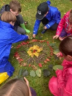 Wrens enjoying knot tying, tree identification and art during Forest school - image 4 Wrens enjoying knot tying, tree identification and art during Forest school - image 4